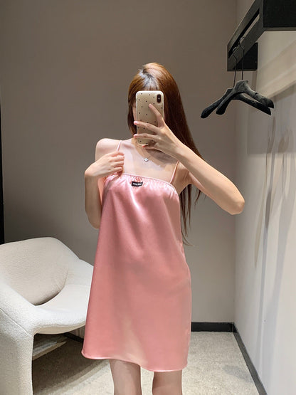 Robe à bretelles en acétate printemps/été 5Ss 
