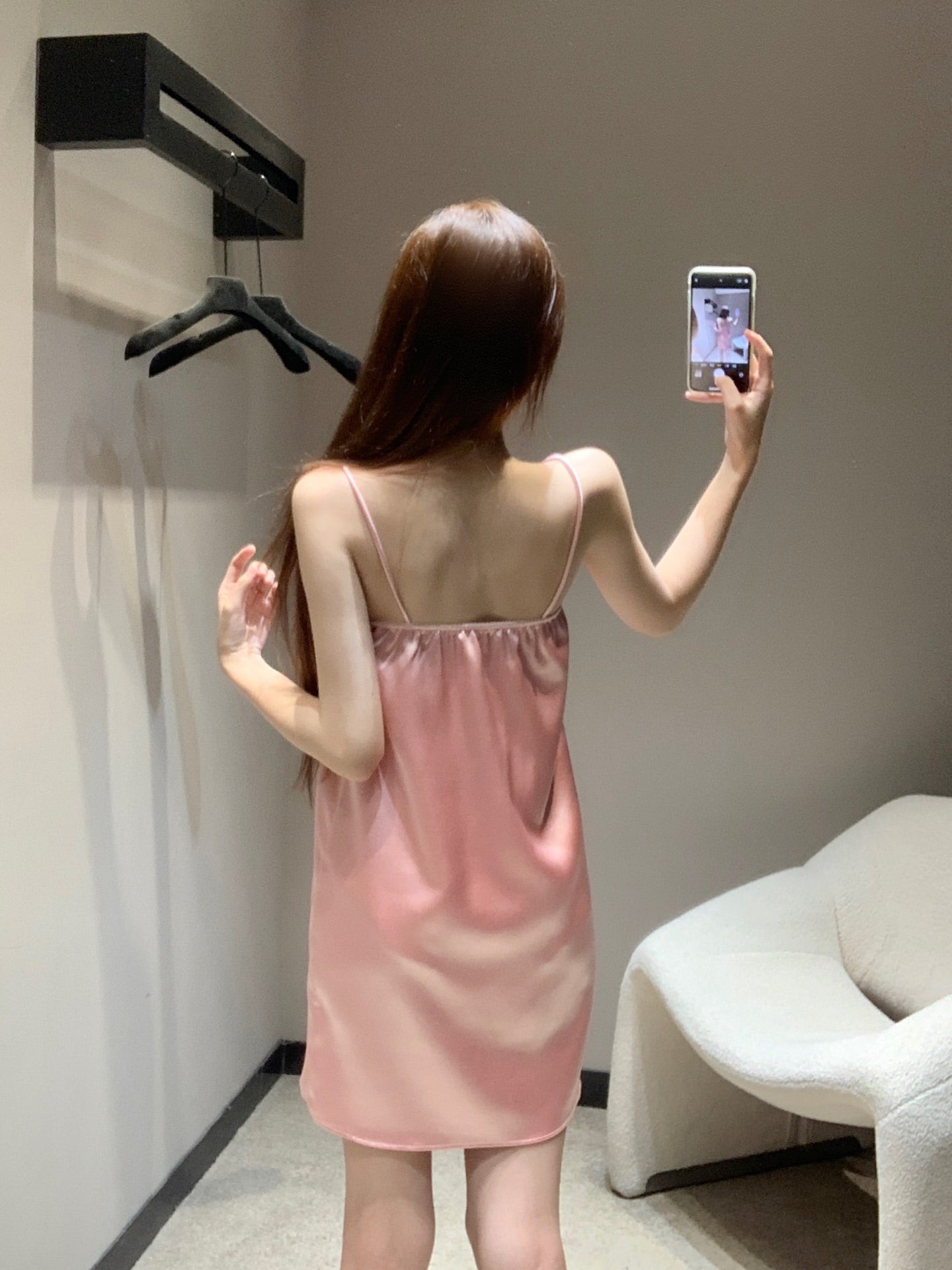Robe à bretelles en acétate printemps/été 5Ss 