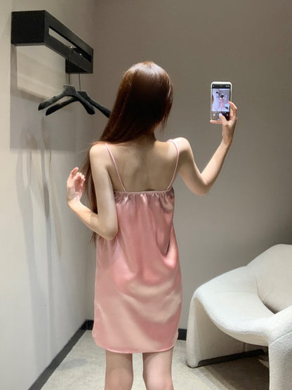 Robe à bretelles en acétate printemps/été 5Ss 