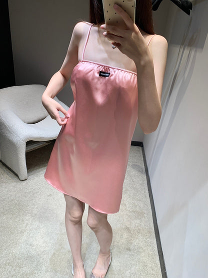 Robe à bretelles en acétate printemps/été 5Ss 