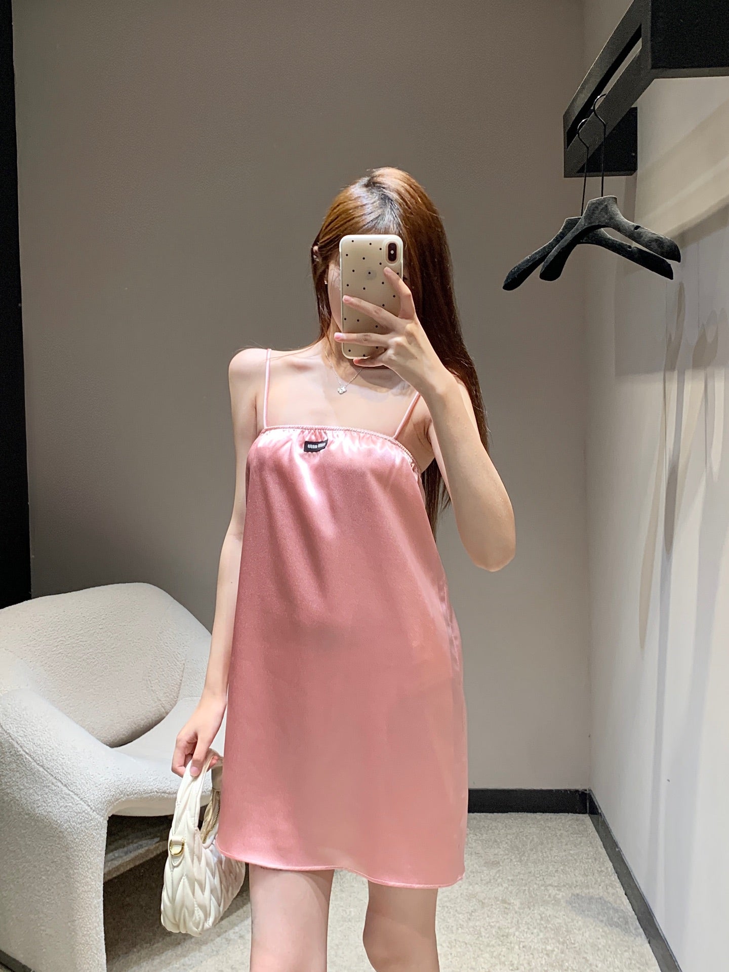 Robe à bretelles en acétate printemps/été 5Ss 