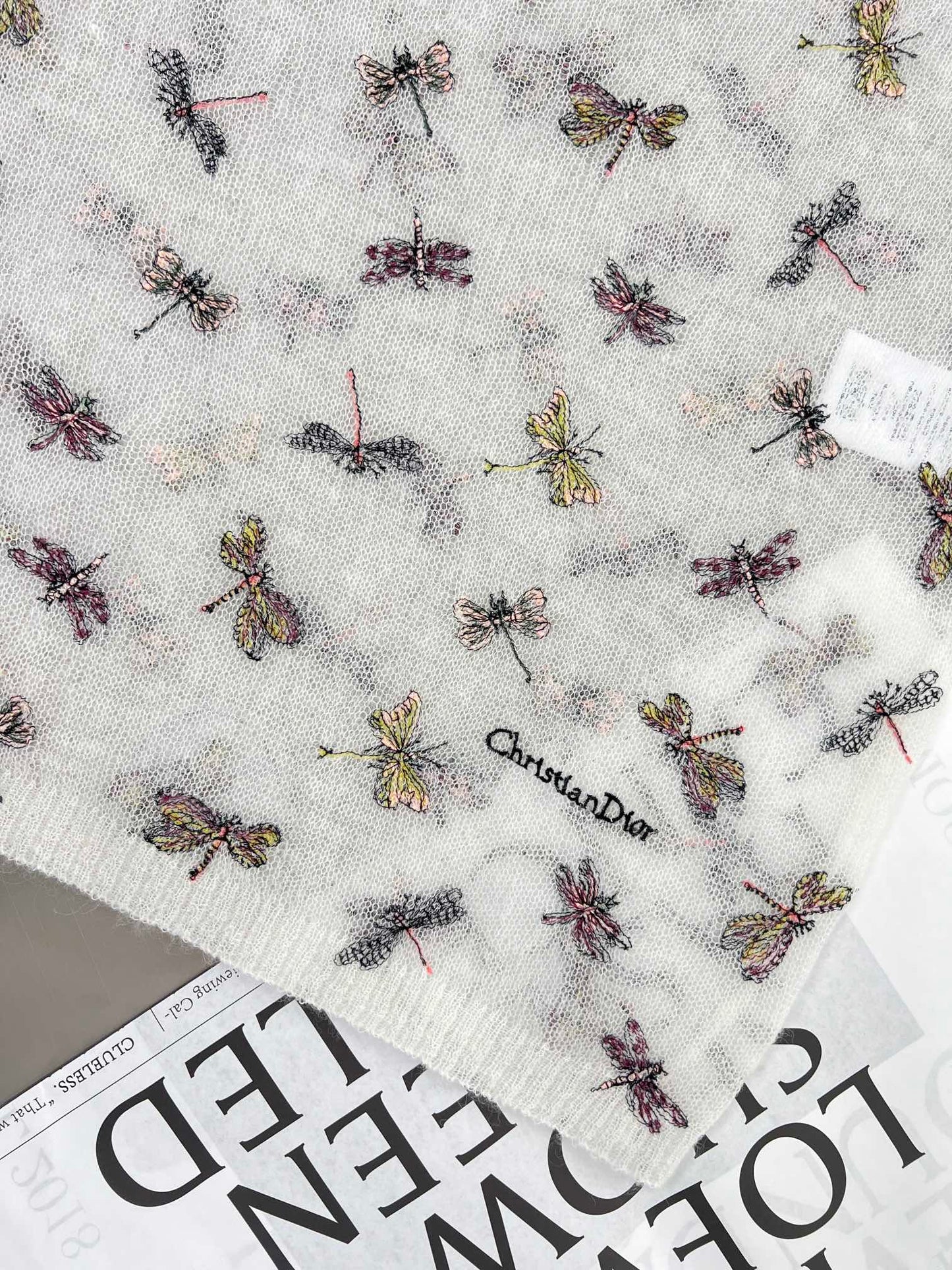 D 25 Dragonfly Knit Sweater
