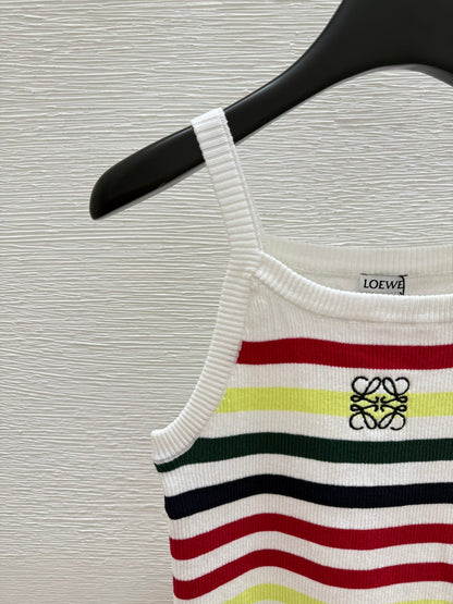 25 nouveaux gilets tricotés à rayures d'été 