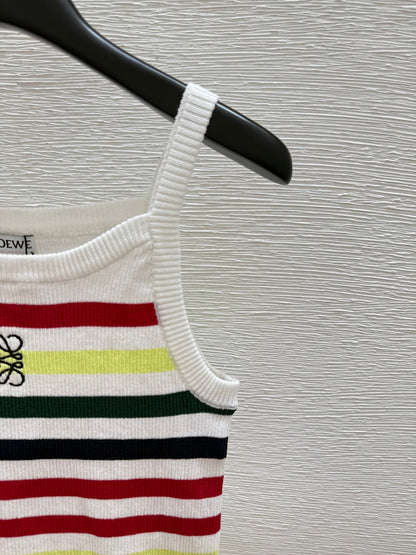 25 nouveaux gilets tricotés à rayures d'été 