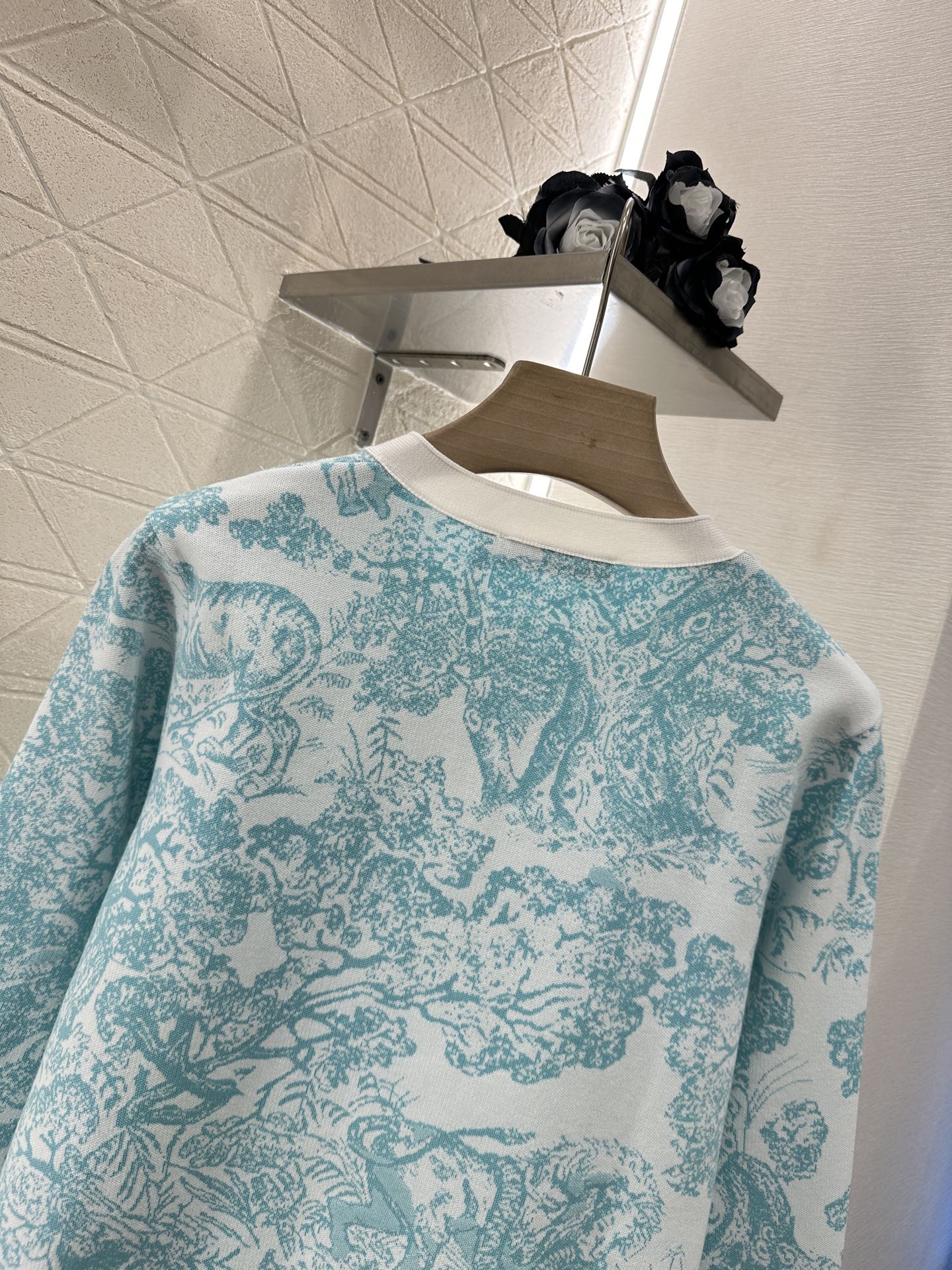 2025 Summer New Jacquard Knitted Cardigan