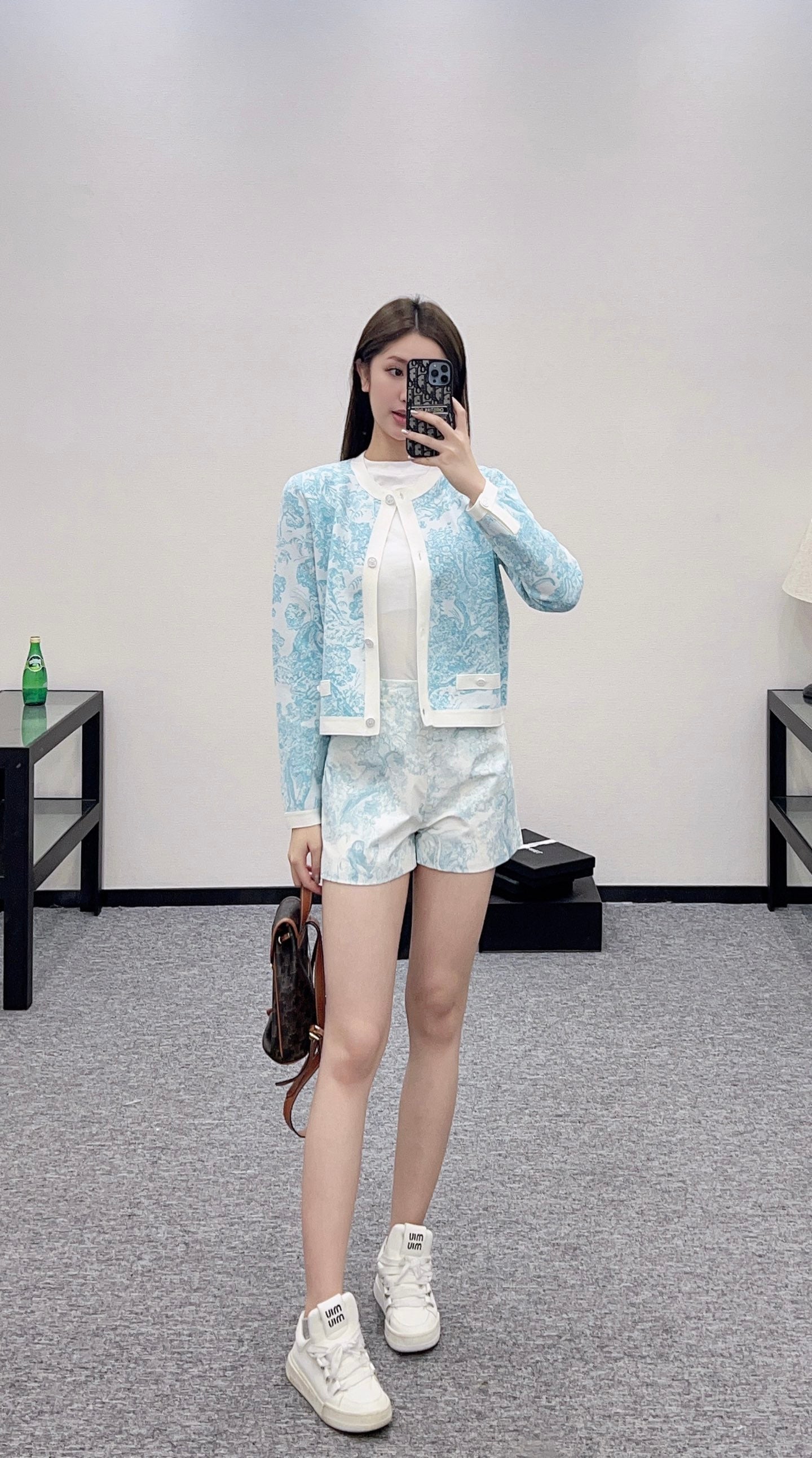 2025 Summer New Jacquard Knitted Cardigan