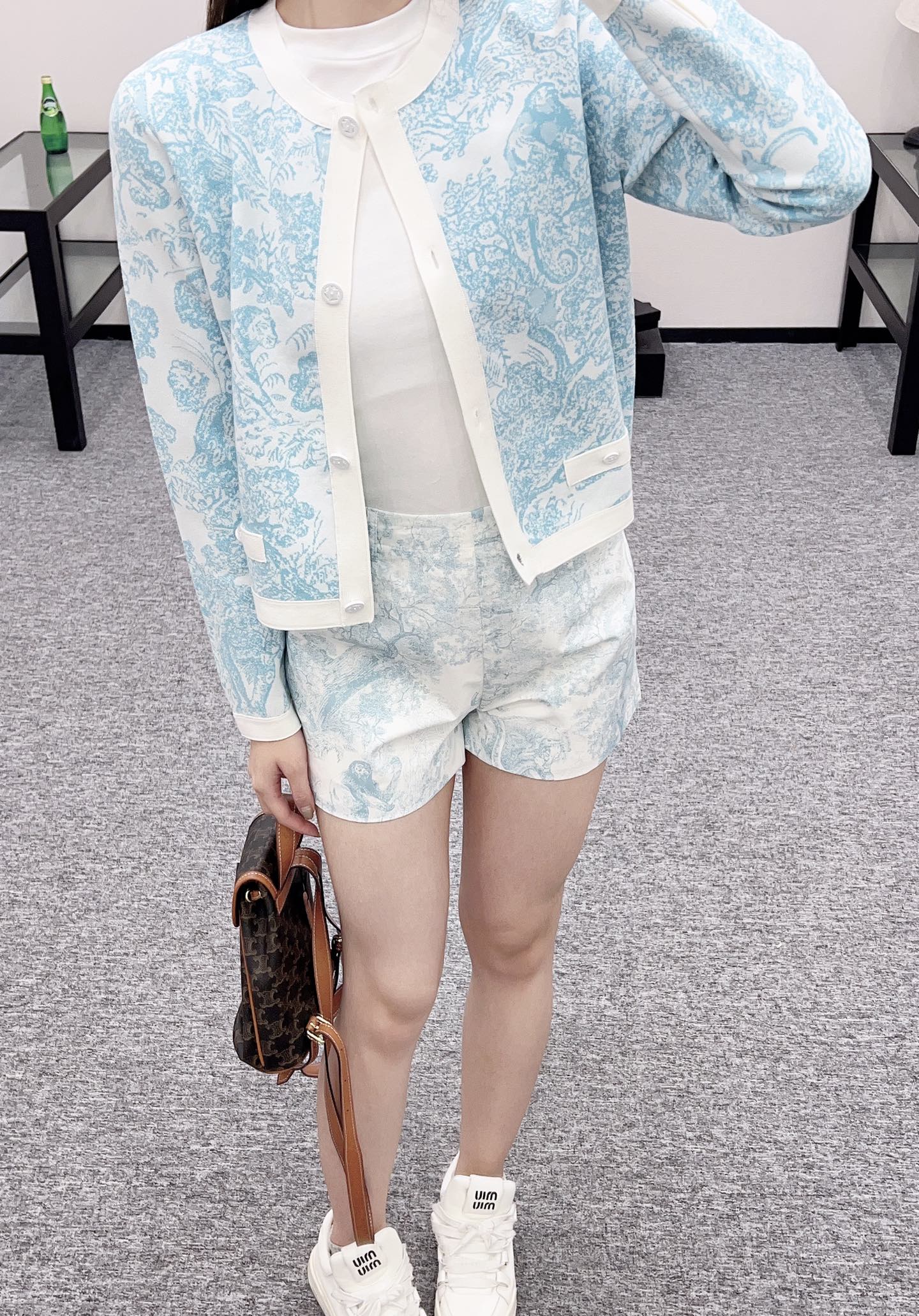 2025 Summer New Jacquard Knitted Cardigan