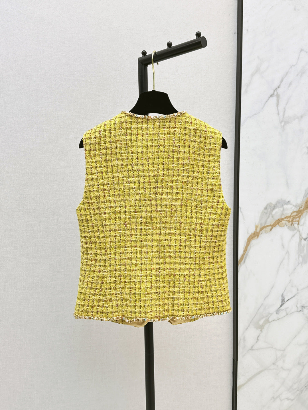 C 25Ss Spring and Summer New Tweed Vest Jacket
