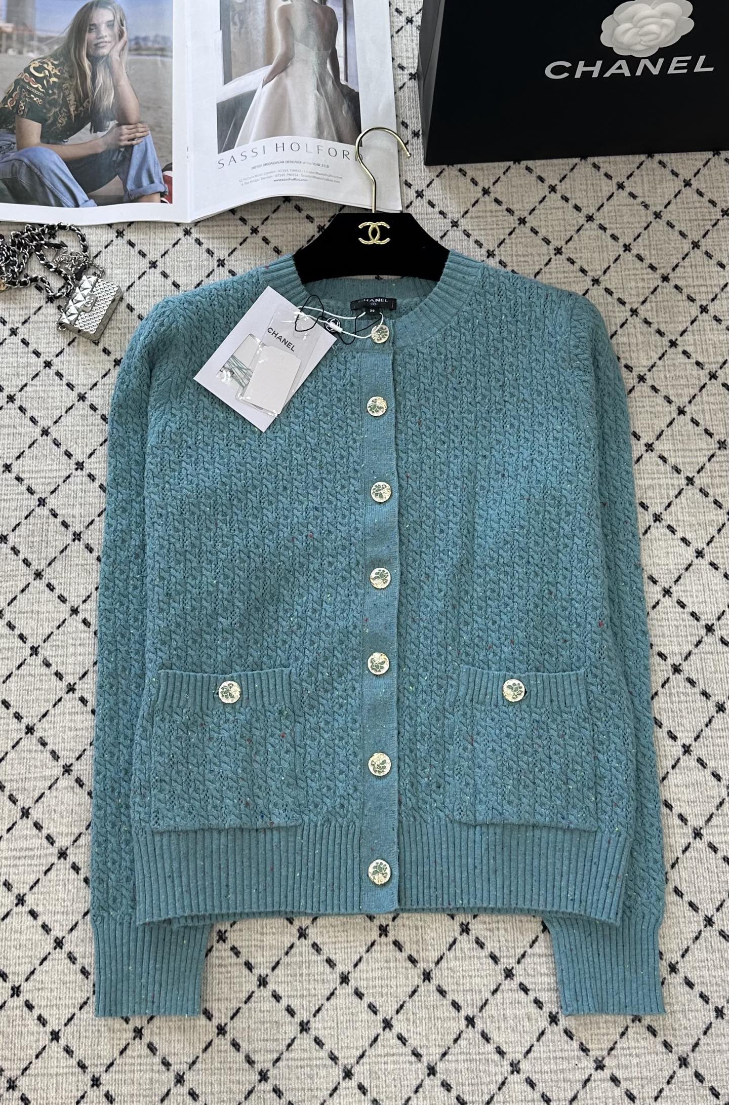 25 Summer New Round Neck Knitted Cardigan
