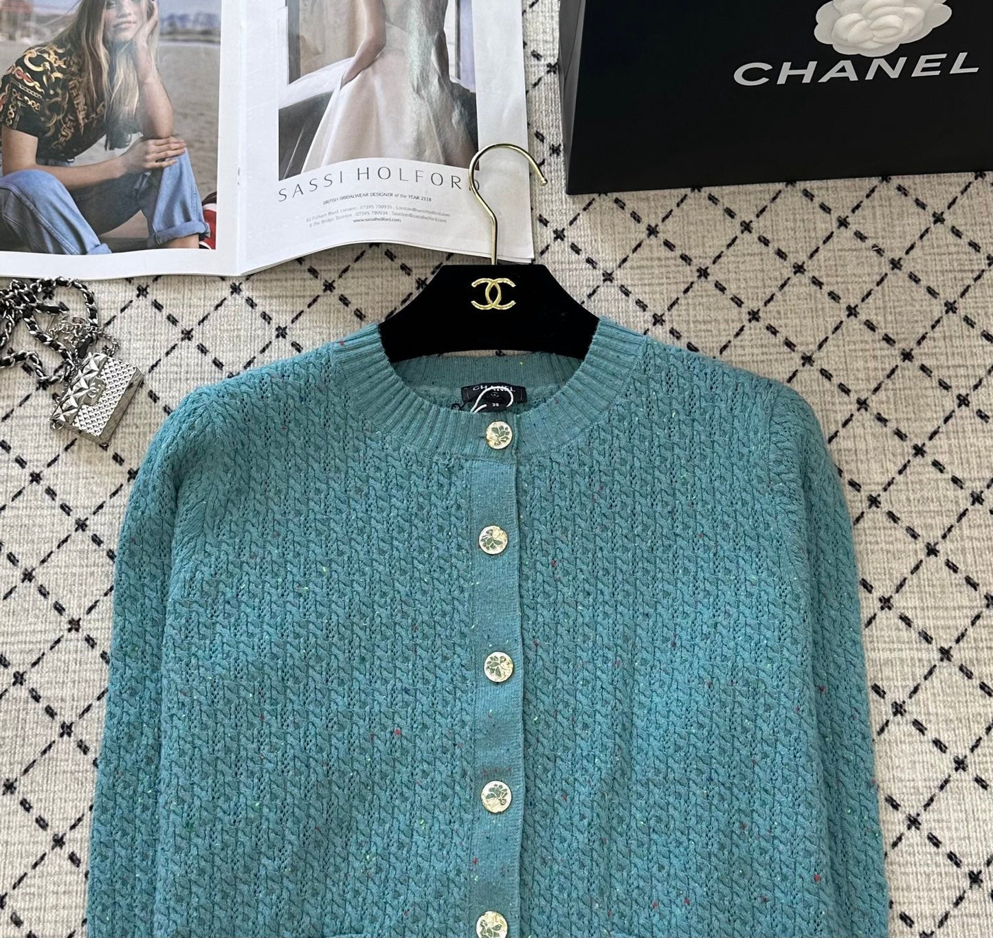 25 Summer New Round Neck Knitted Cardigan