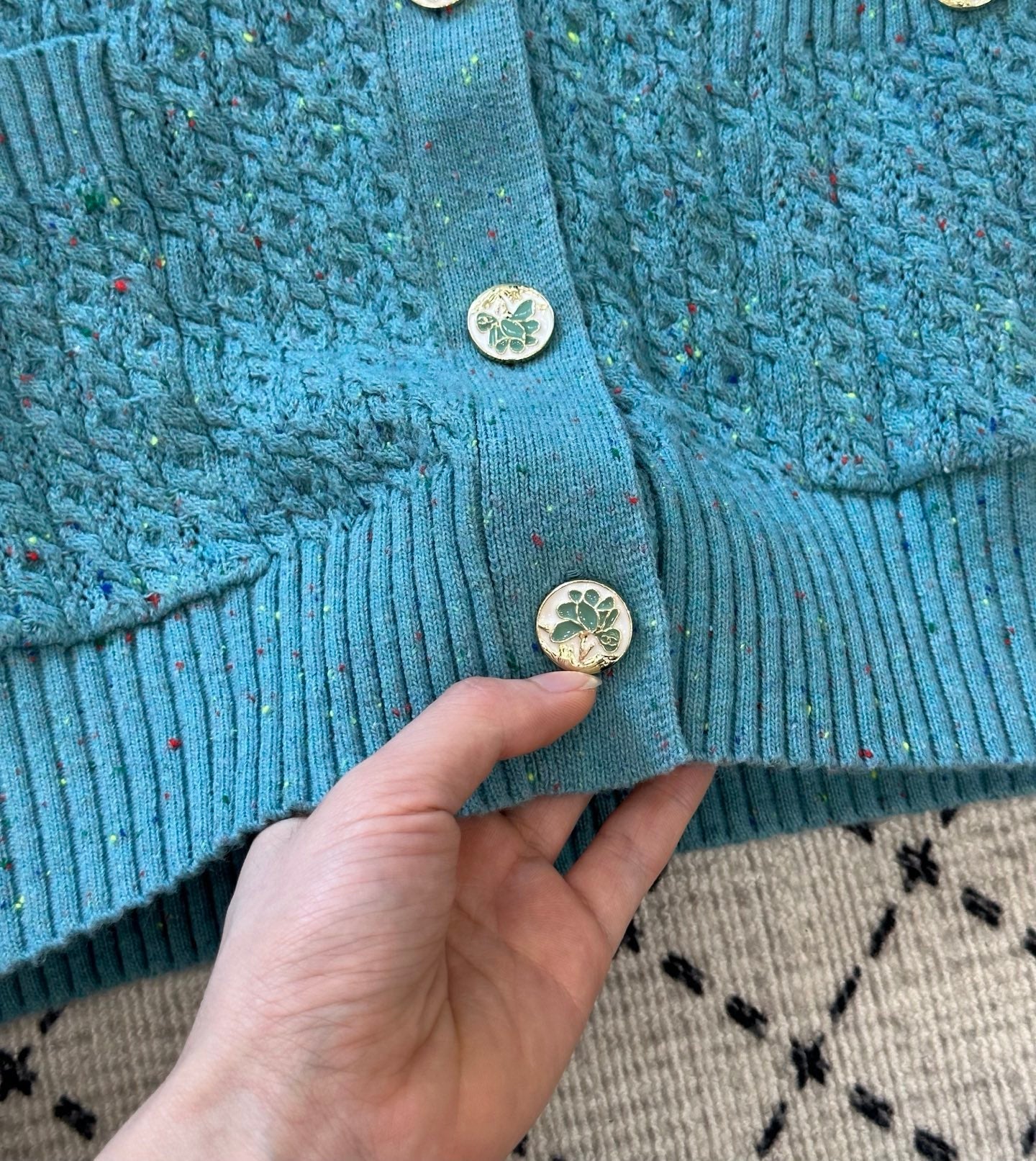 25 Summer New Round Neck Knitted Cardigan