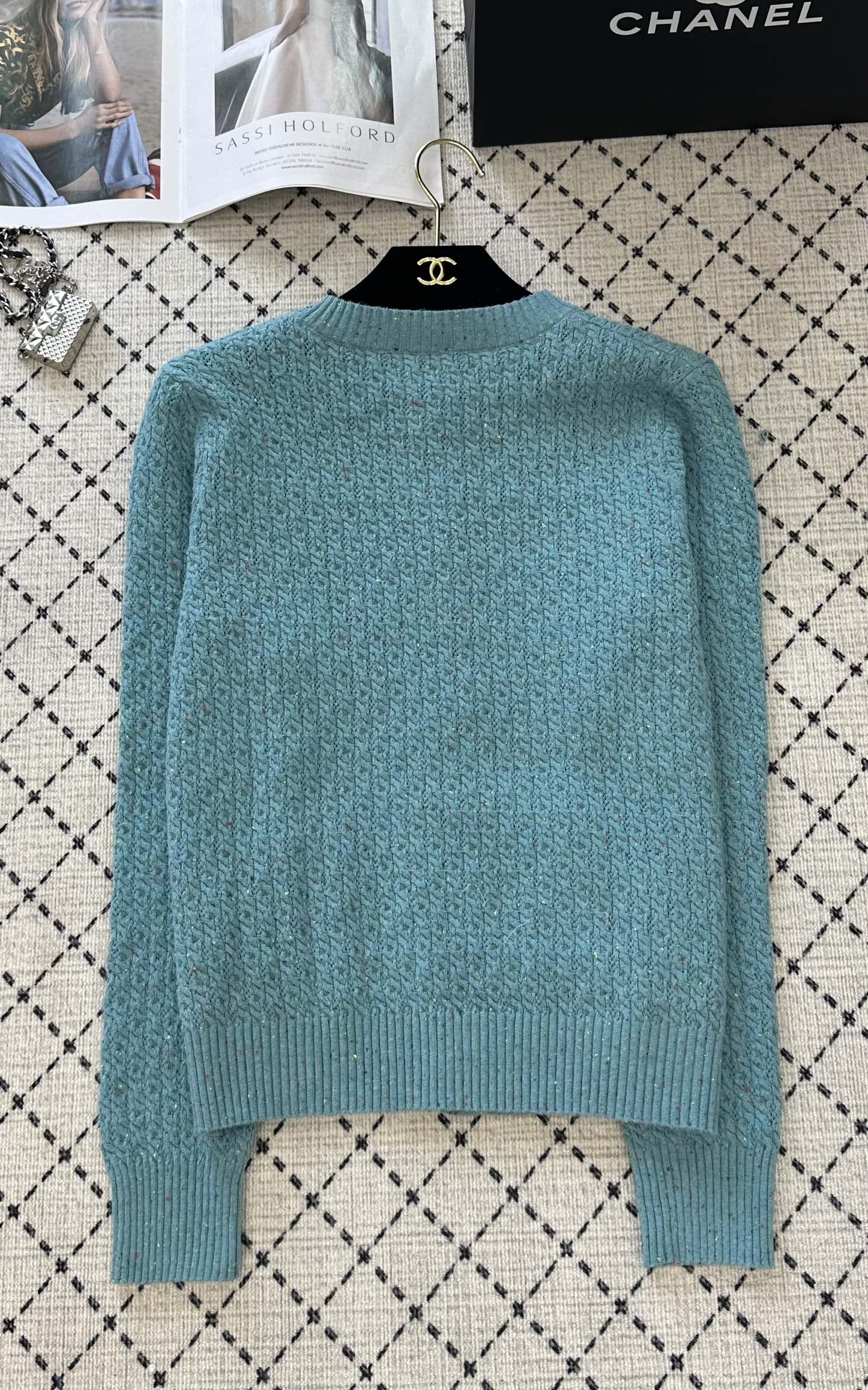 25 Summer New Round Neck Knitted Cardigan