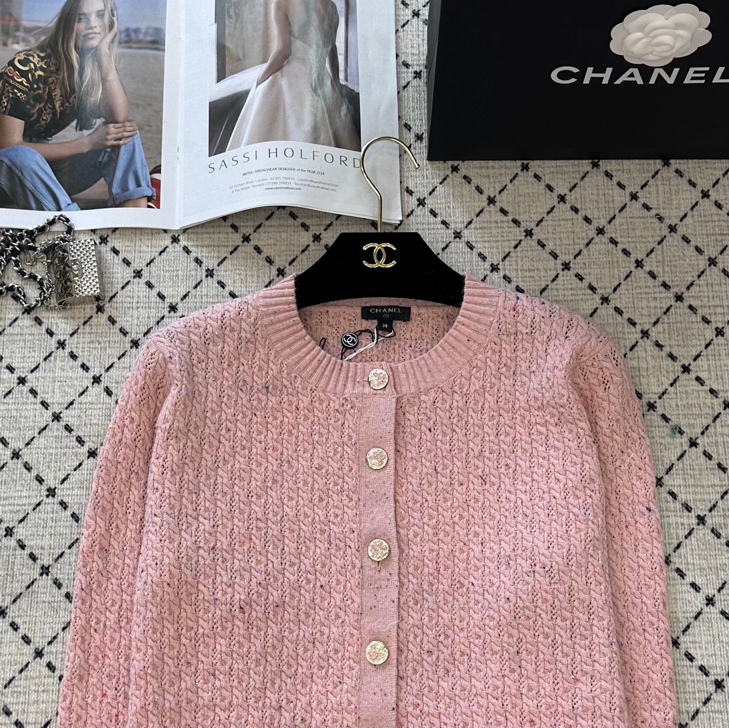 25 Summer New Round Neck Knitted Cardigan
