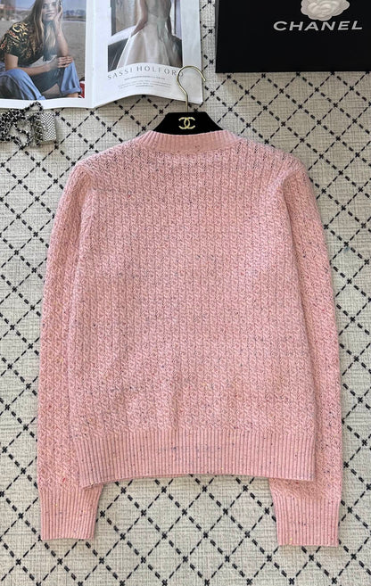 25 Summer New Round Neck Knitted Cardigan