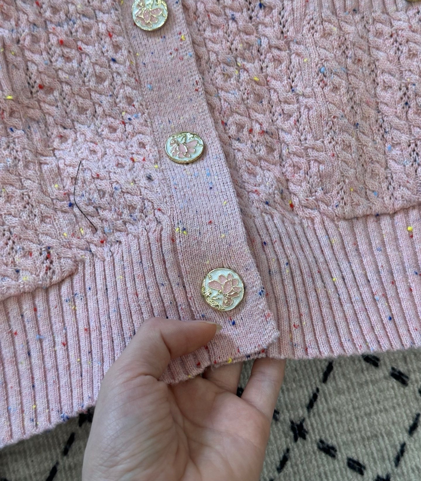 25 Summer New Round Neck Knitted Cardigan