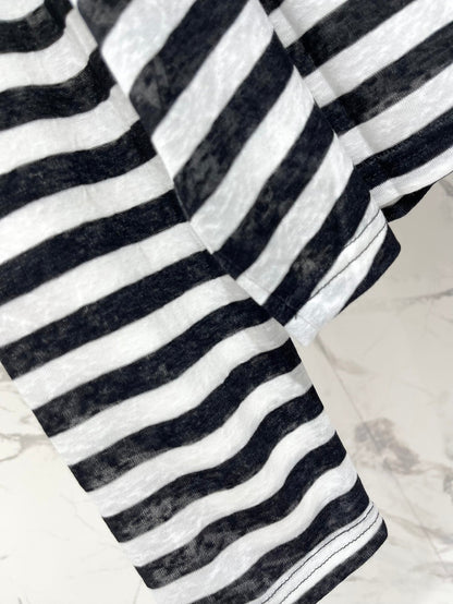 25 Summer new off-shoulder striped sun protection blouse