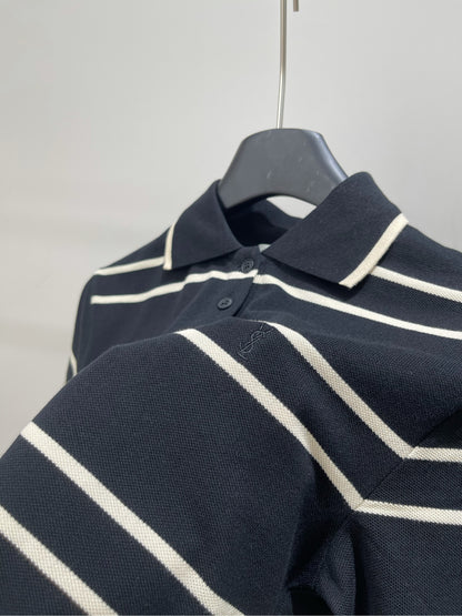 Y 25 Classic Colorblocked Striped Knit Top