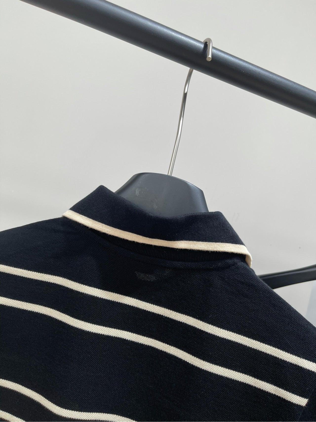 Y 25 Classic Colorblocked Striped Knit Top