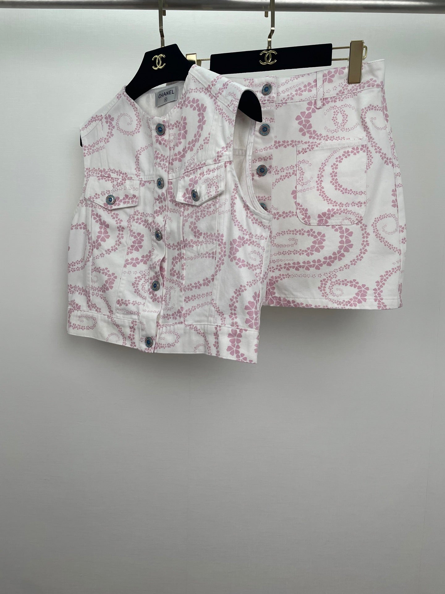 C 25 Undershirt Jacket + Skirt Set