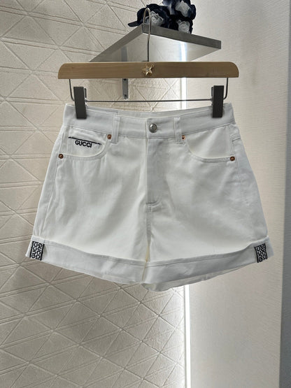 G 2025 Summer New Short Sleeve Jacket Coat Shorts Set