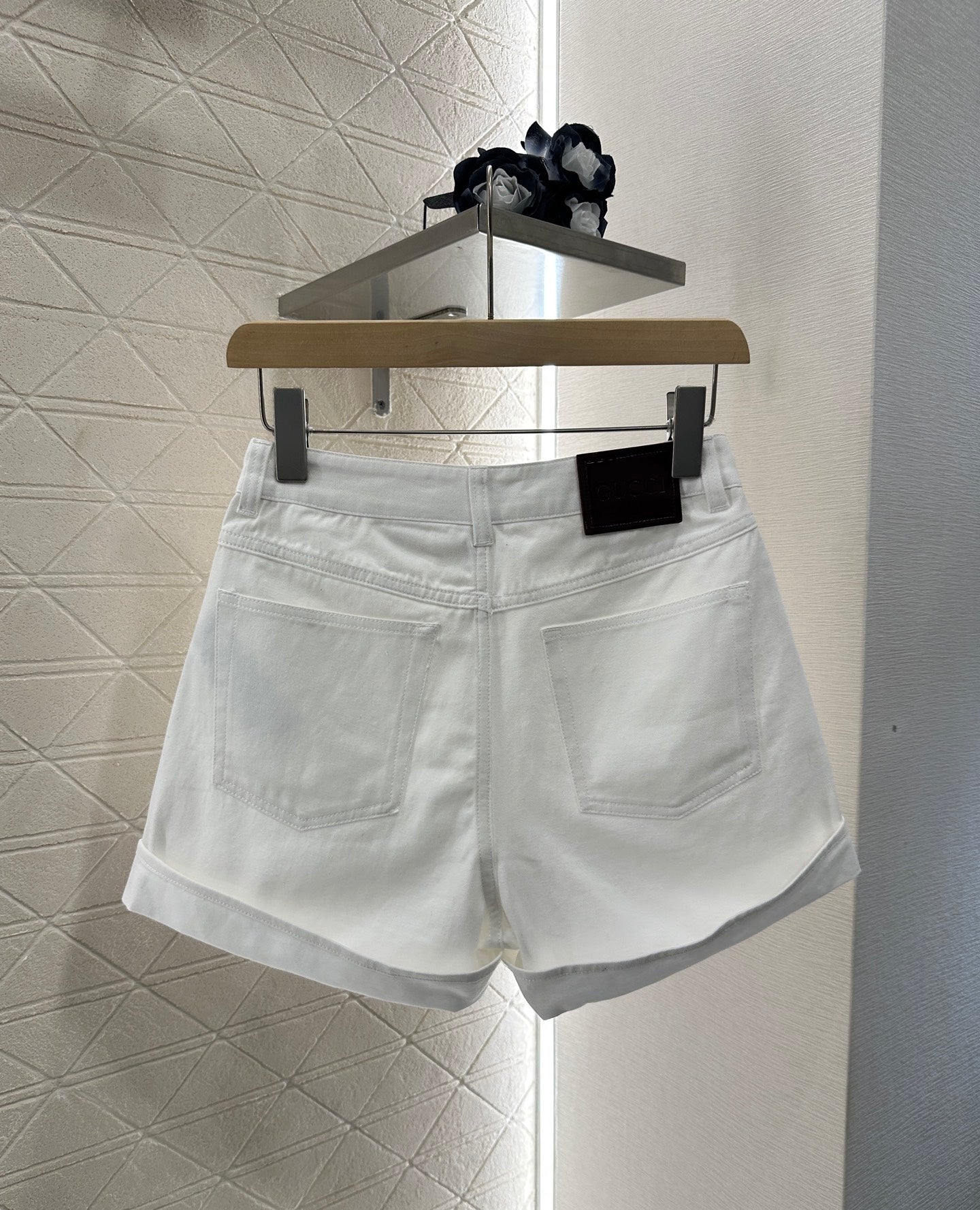 G 2025 Summer New Short Sleeve Jacket Coat Shorts Set