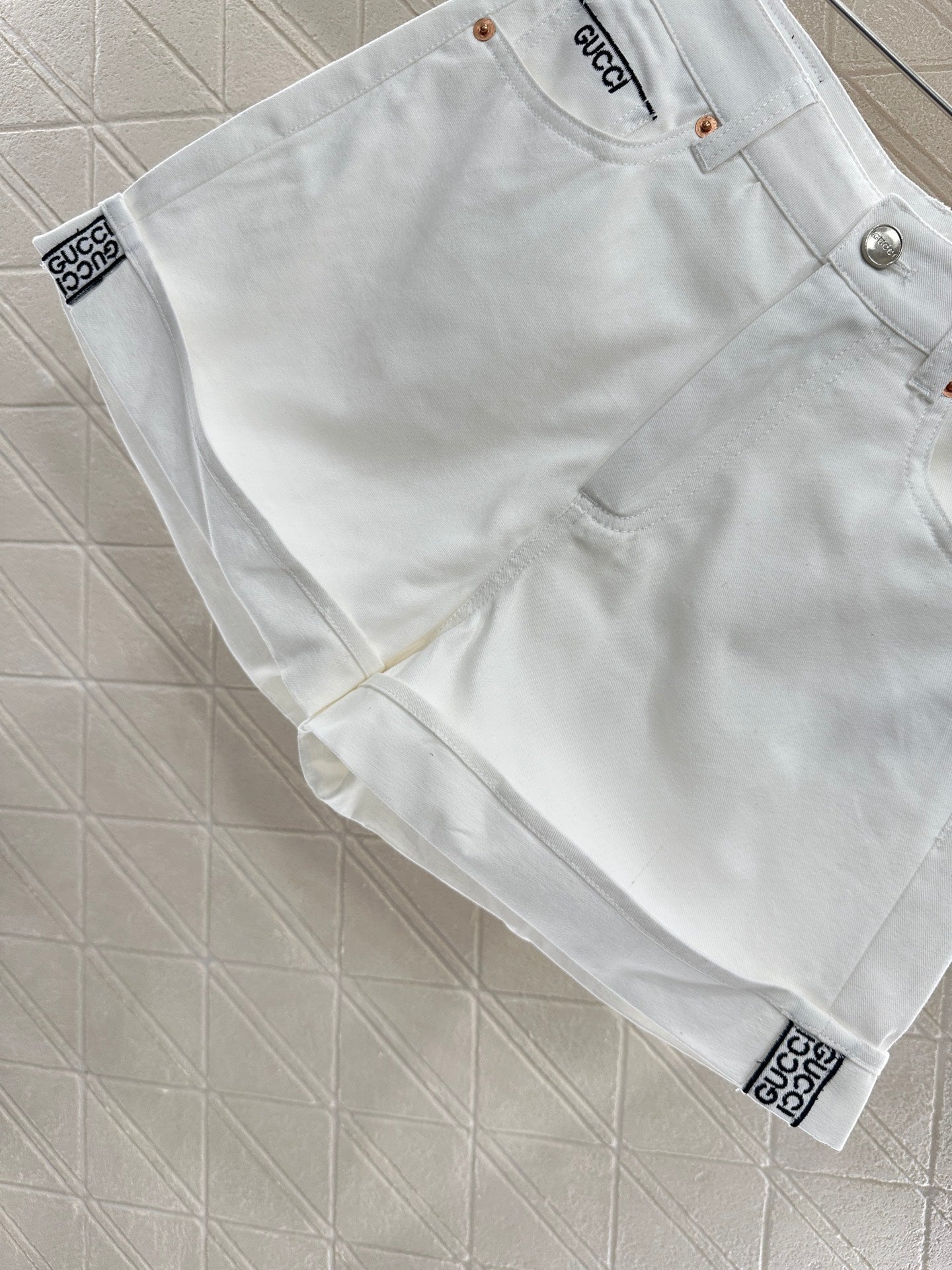 G 2025 Summer New Short Sleeve Jacket Coat Shorts Set