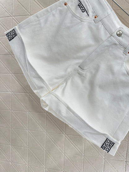 G 2025 Summer New Short Sleeve Jacket Coat Shorts Set