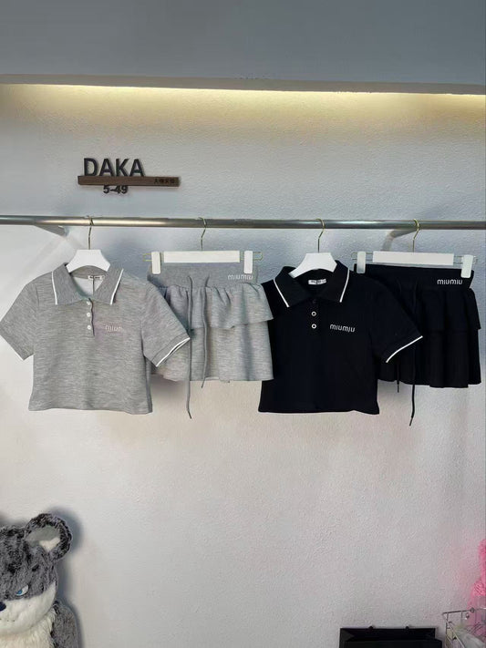 M 25 POLO Short Sleeve + Cake Skirt Set