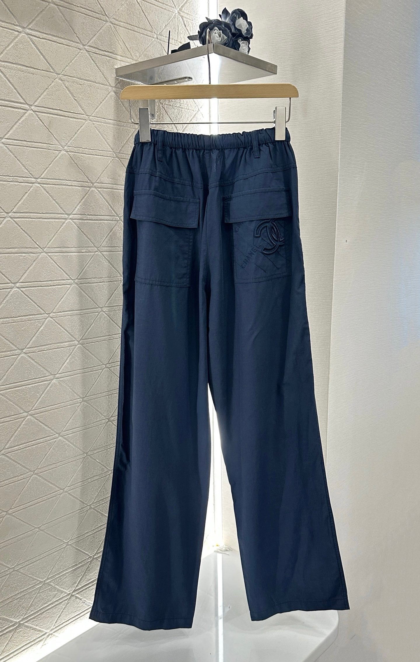 C 2025 Summer New Arrivals Wide Leg Drawstring Trousers