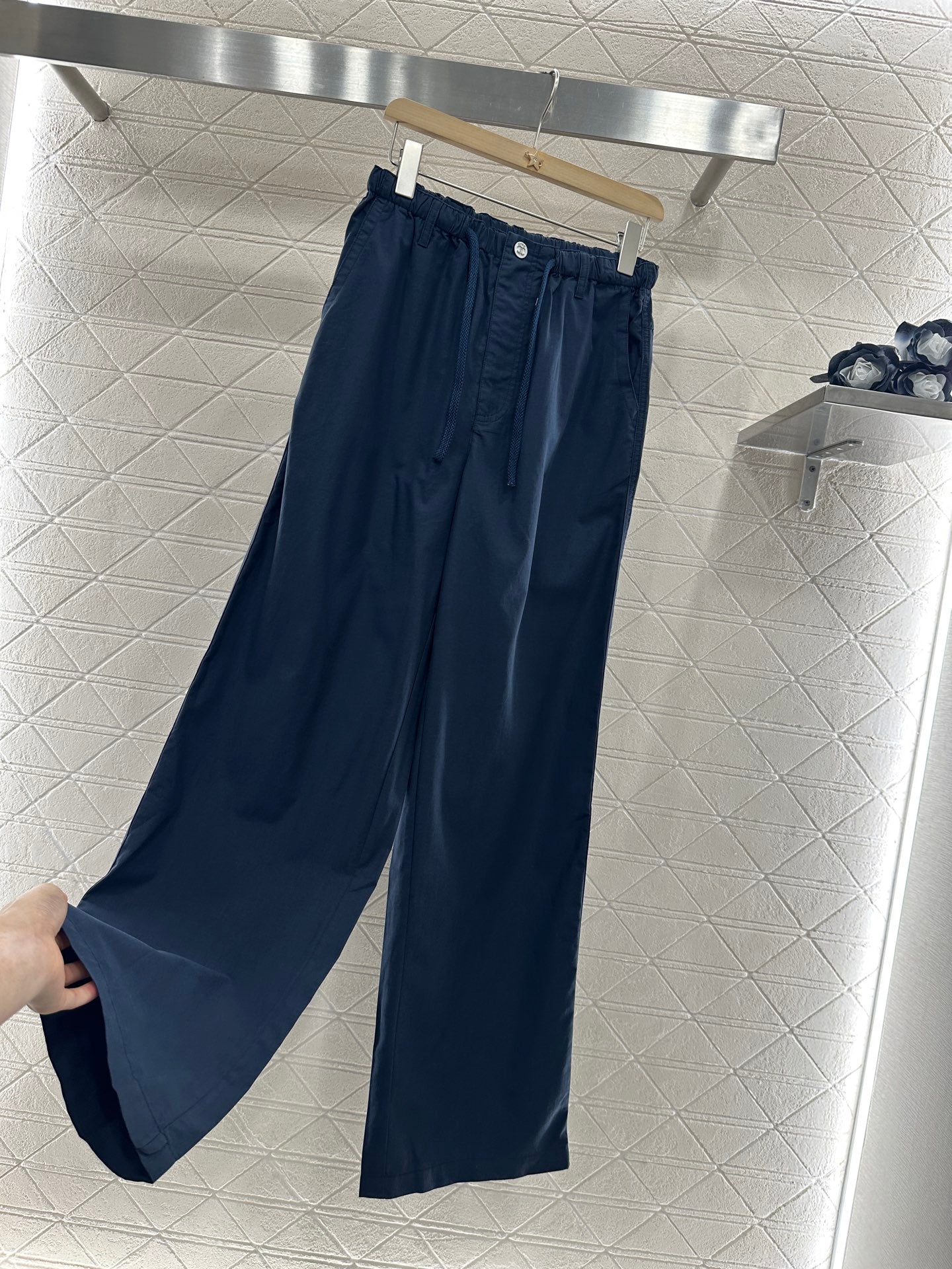 C 2025 Summer New Arrivals Wide Leg Drawstring Trousers