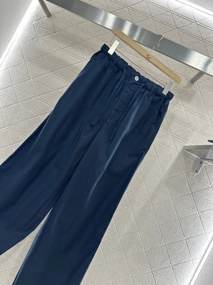 C 2025 Summer New Arrivals Wide Leg Drawstring Trousers