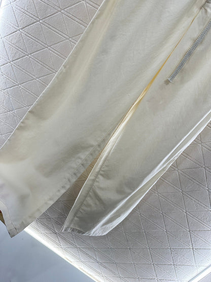 C 2025 Summer New Arrivals Wide Leg Drawstring Trousers