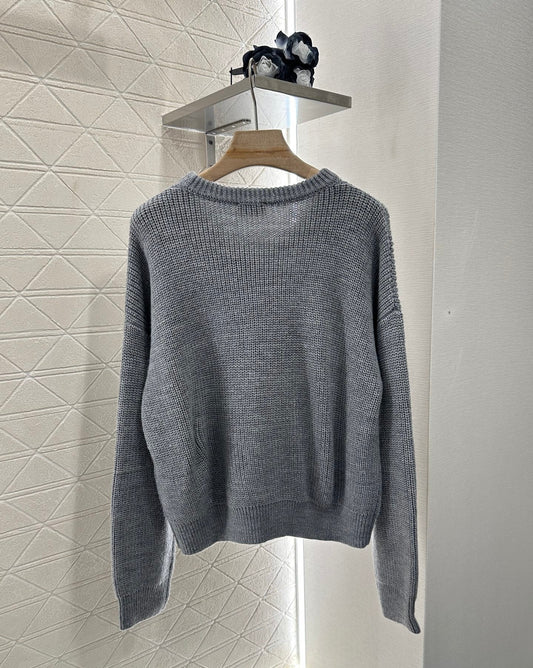 CE 2025 Summer New Arrival All-match Arc de Triomphe Pullover Sweater