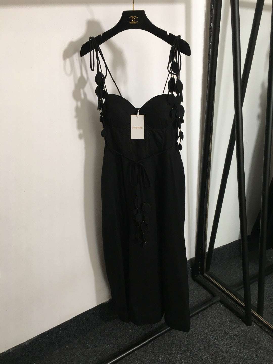 v 25 Summer New Petal Lace-up Tube Top Suspender Dress