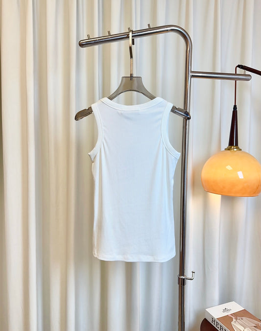 D 25 New Embroidered Logo Tank Top