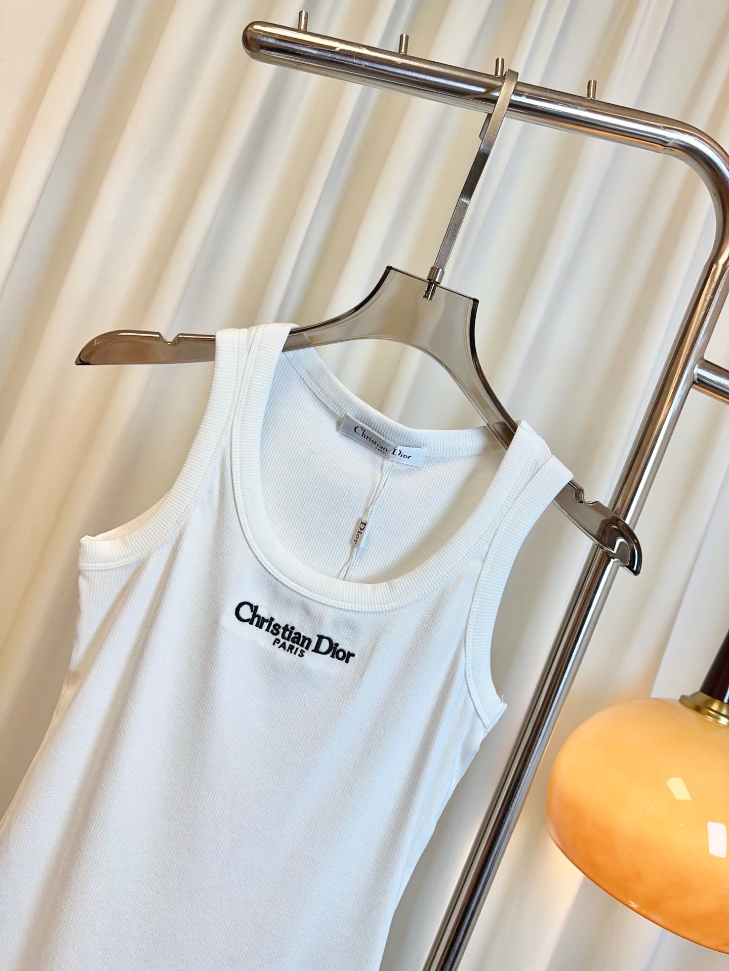 D 25 New Embroidered Logo Tank Top