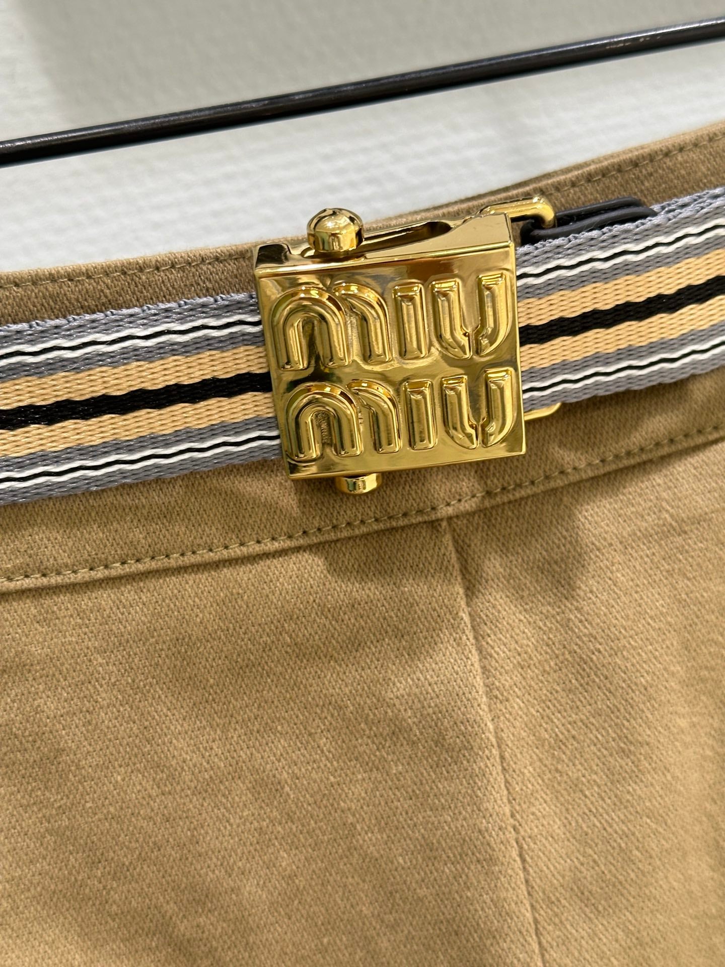 M 25SS Early Spring Work Pocket Belt Skirt