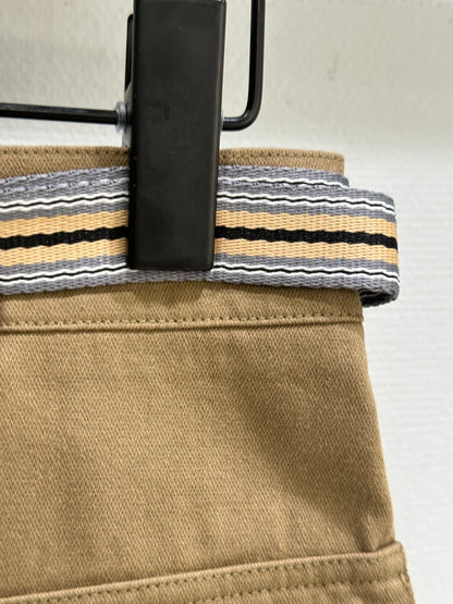 M 25SS Early Spring Work Pocket Belt Skirt