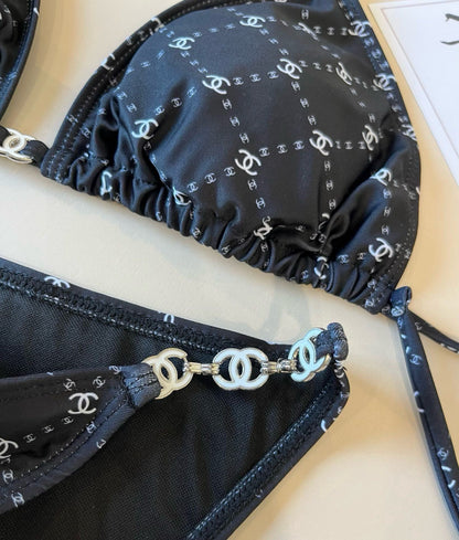 C 25 logo bikini swimsuit