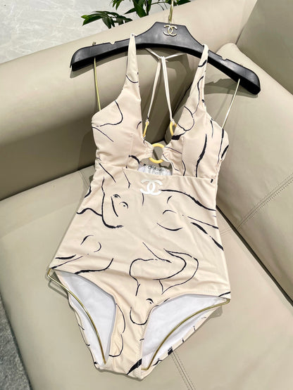 C 25 New one-piece swimsuit
