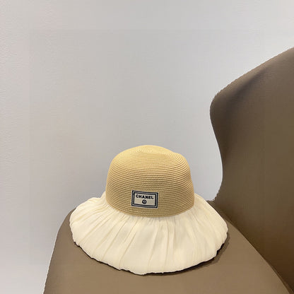 2025 Summer New  Pleated Irregular Fisherman Hat