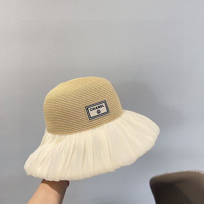 2025 Summer New  Pleated Irregular Fisherman Hat