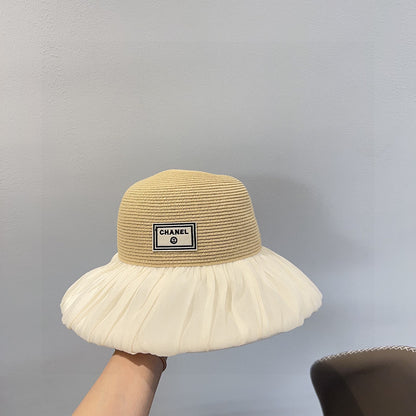 2025 Summer New  Pleated Irregular Fisherman Hat