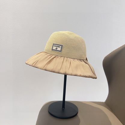 2025 Summer New  Pleated Irregular Fisherman Hat