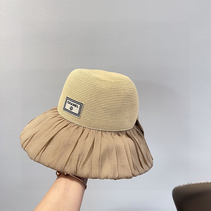 2025 Summer New  Pleated Irregular Fisherman Hat