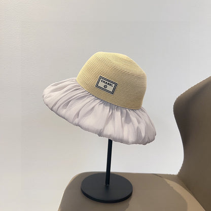 2025 Summer New  Pleated Irregular Fisherman Hat