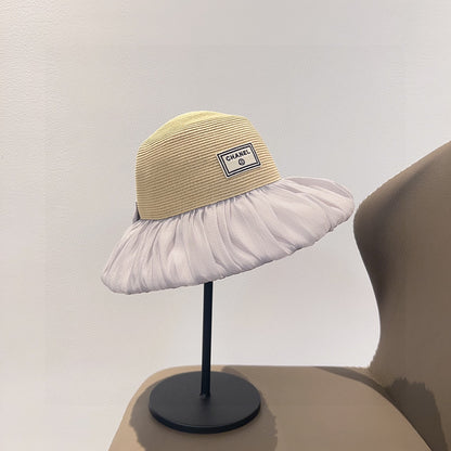 2025 Summer New  Pleated Irregular Fisherman Hat