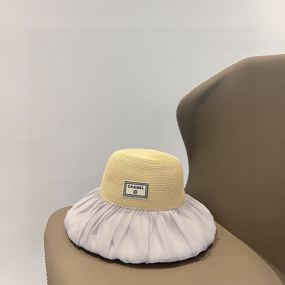 2025 Summer New  Pleated Irregular Fisherman Hat