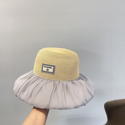 2025 Summer New  Pleated Irregular Fisherman Hat