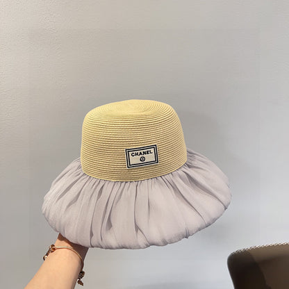 2025 Summer New  Pleated Irregular Fisherman Hat